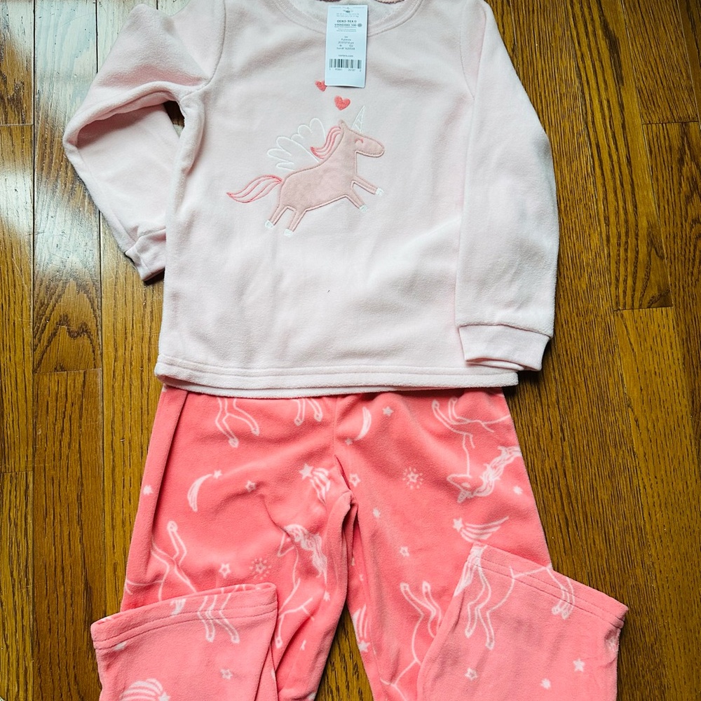 Carter's Pink Pajama Set Soft and Cozy Sleepwear
